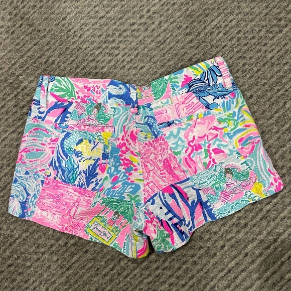 LILY PULITZER 3" Walsh Short In Multi Pop Up Summer Remix - Picture 2 of 4